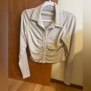 Reformation knit longsleeve top